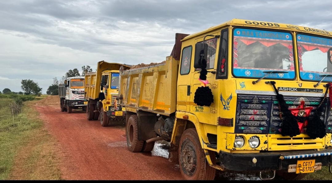 अवैध रूप से गौण खनिज रेत का उत्खनन करते 6 वाहनों पर प्रकरण दर्ज