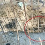 निर्माणाधीन रिटर्निंग वाल गुणवत्ता पर विवाद, ग्रामीण कलेक्टर से शिकायत की तैयारी में*