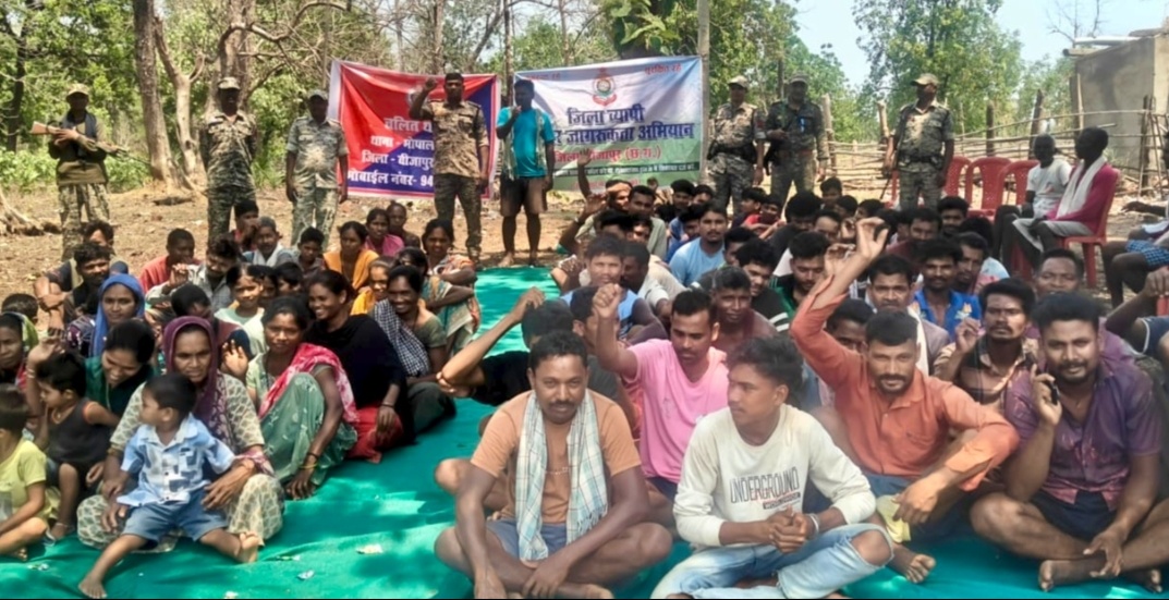 वाडला पंचायत में लगा चलित थाना, ग्रामीणों को किया जागरूक ‘साइबर अपराध, पॉक्सो और यातायात नियमों की दी जानकारी,