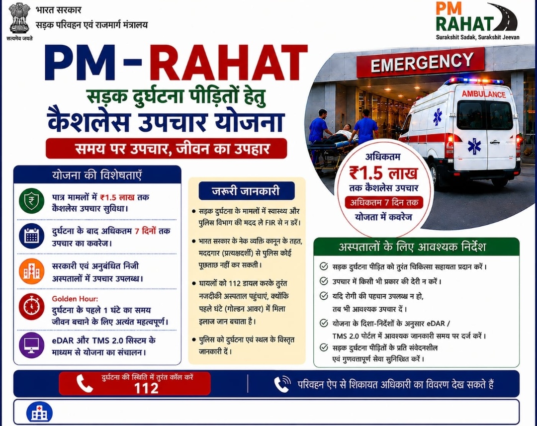 कलेक्टर श्री विश्वदीप के निर्देशानुसार एसडीएम एवं जिला पीएम राहत योजना नोडल अधिकारी श्री जागेश्वर कौशल तथा मुख्य चिकित्सा एवं स्वास्थ्य अधिकारी डॉ. आर. पुजारी द्वारा यह सुनिश्चित किया जा रहा है ।