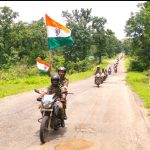 नक्सल मुक्त भारत और शहीदों को नमन” के संदेश के साथ 196वीं बटालियन सीआरपीएफ एवं बीजापुर में तैनात समस्त केरिपुबल बटालियनों की संयुक्त भव्य बाइक तिरंगा रैली ।