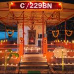 सेवा संकल्प अभियान के अंतर्गत कर्रेगुट्टा की पहाड़ी पर प्रज्वलित किया गया आशीर्वाद का दीप ।🪔