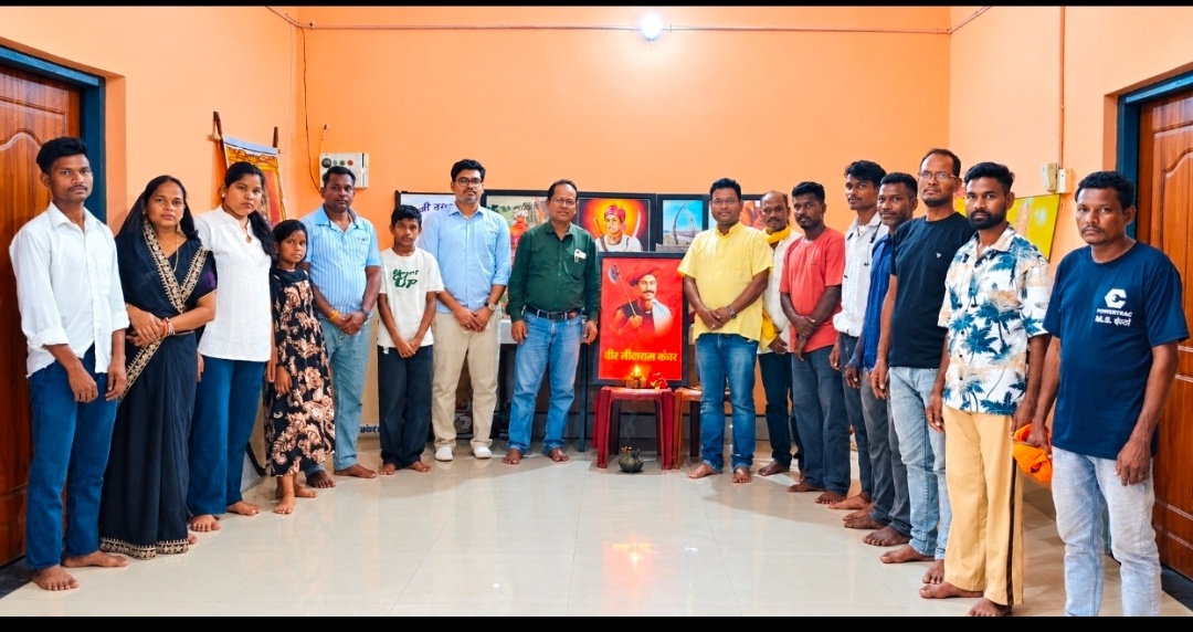वीर सीताराम कंवर के बलिदान दिवस पर दी श्रद्धांजलि🔥