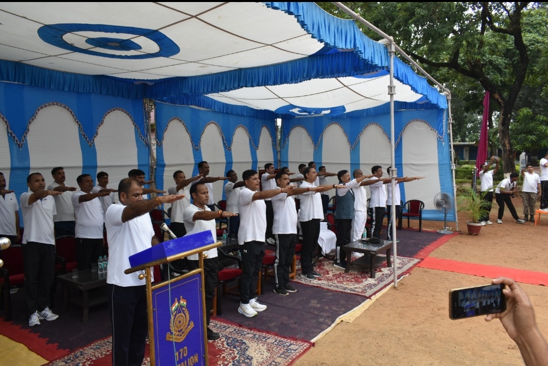170वीं वाहिनी केरिपुबल में उत्साह और देशभक्ति के साथ मनाया गया राष्ट्रीय एकता दिवस🔥